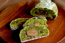 黒豆と抹茶のシュト－レン