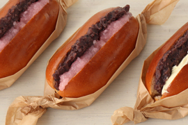 さくら＆五穀あんコッペ