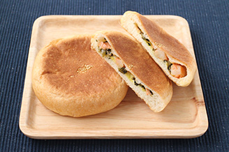 高菜おやき風パン