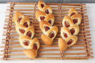 夏のタコスミ－トのベ－コンエピ