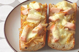 白菜とチキンの白いタルティ－ヌ