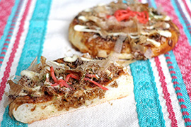 焼きそばパン～お好み焼き風～